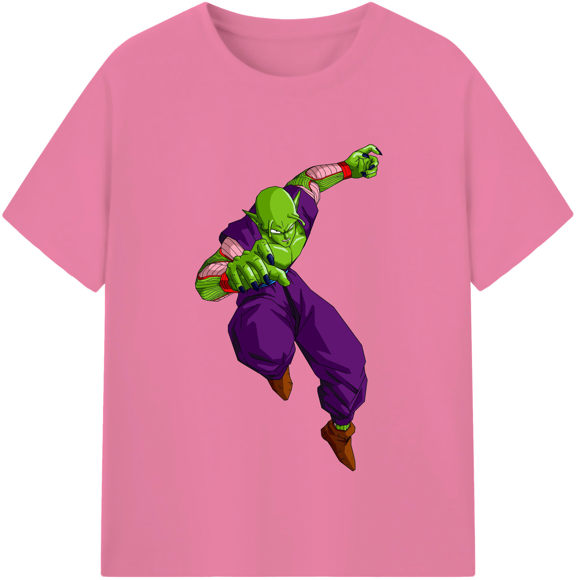 （画像用） ドラゴンボール ピッコロ DRAGON BALL Piccolo 綿100％半袖Tシャツ（フロントプリント）